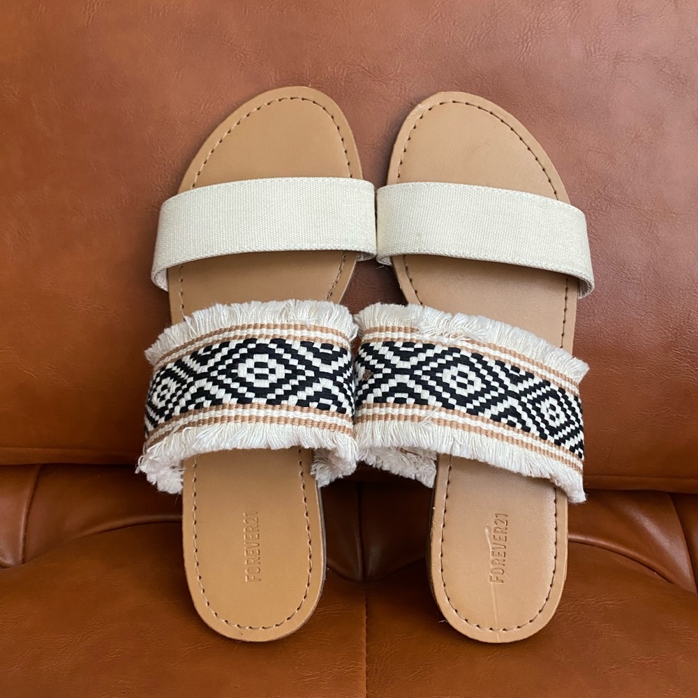 Size 8 boho flats